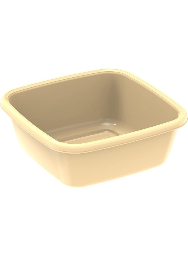Cosmoplast 12L Square Basin (Ivory) Ivory 12.0Liters - Image 1