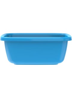 Cosmoplast 12L Square Plastic Basin Tub Blue 12.0Liters  - Image 2