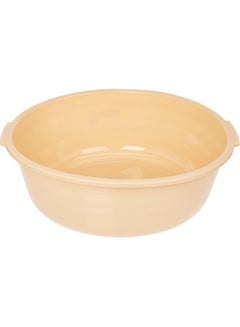 Cosmoplast 16" Round 14L Plastic Basin Tub (Ivory) Ivory 14.0Liters  - Image 2