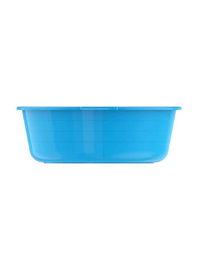Cosmoplast 34L- Round 24" Plastic Basin Tub (Blue) Blue 34.0Liters  - Image 2