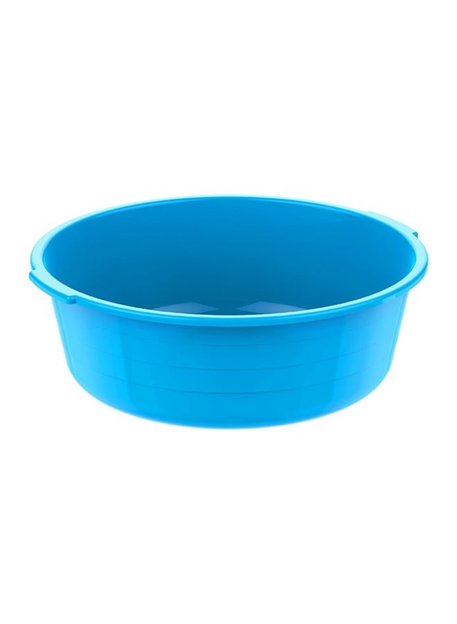 Cosmoplast 34L- Round 24" Plastic Basin Tub (Blue) Blue 34.0Liters  - Image 1