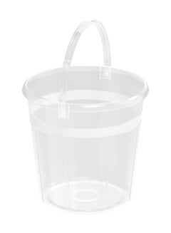 10L Round Plastic Bucket with Handle (Transparent ) Transparent 10Liters - pnsku/N13205146A/45/_/1728822971/34fd5908-111c-4230-9122-2583c0e39b20