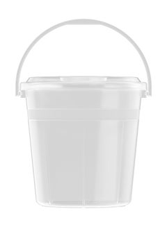 10L Round Plastic Bucket with Handle (Transparent ) Transparent 10Liters - pnsku/N13205146A/45/_/1728822972/028a792c-0587-4dba-b682-da1df43a56ca