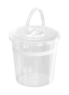 10L Round Plastic Bucket with Handle (Transparent ) Transparent 10Liters - pnsku/N13205146A/45/_/1728823032/c00d2863-b6e3-419c-b109-36a5e3d1dfcb