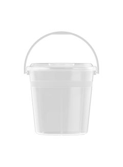 15L Round Clear Bucket With Steel Handle Transparent - pnsku/N13205167A/45/_/1732979052/e0f4fd5f-b17d-473b-b94a-561beb486ff7