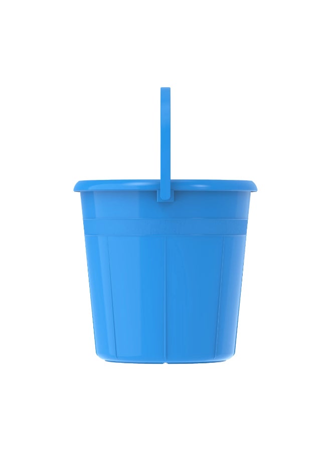 Cosmoplast - 20-Liter Round Plastic Bucket With Handle Blue - Image 1