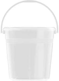 Cosmoplast 20L Round Plastic Bucket 34 x 34 x 30 cm (Transparent) Transparent 20.0Liters  - Image 2