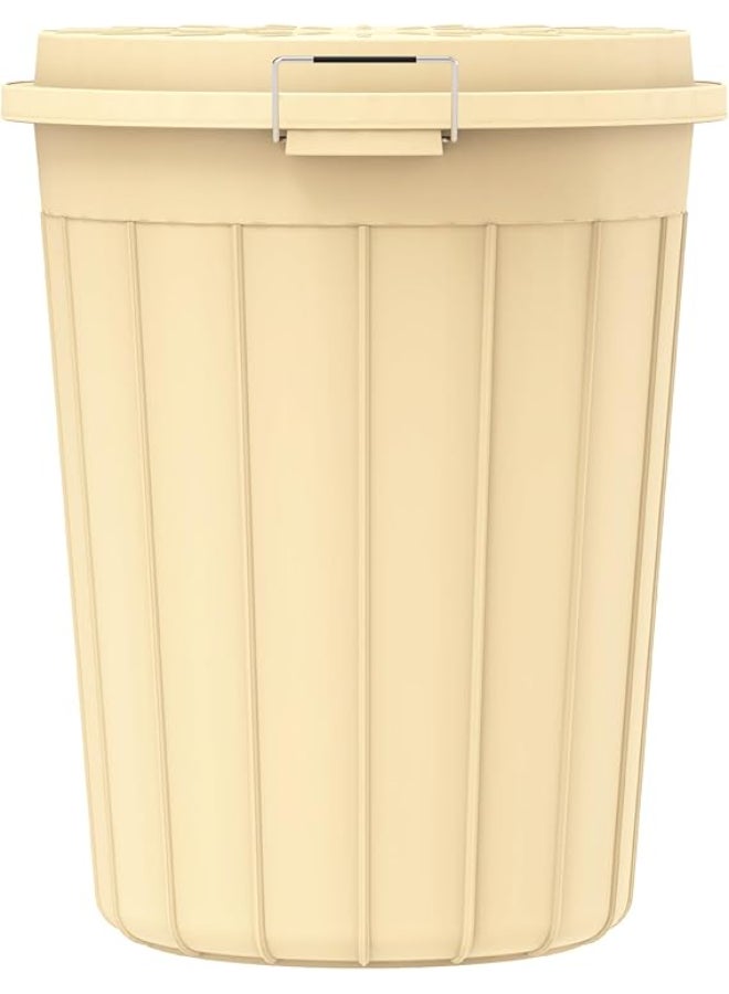 كوزموبلاست درام بلاستيك مع غطاء بيج 70.0لترات - Image 2