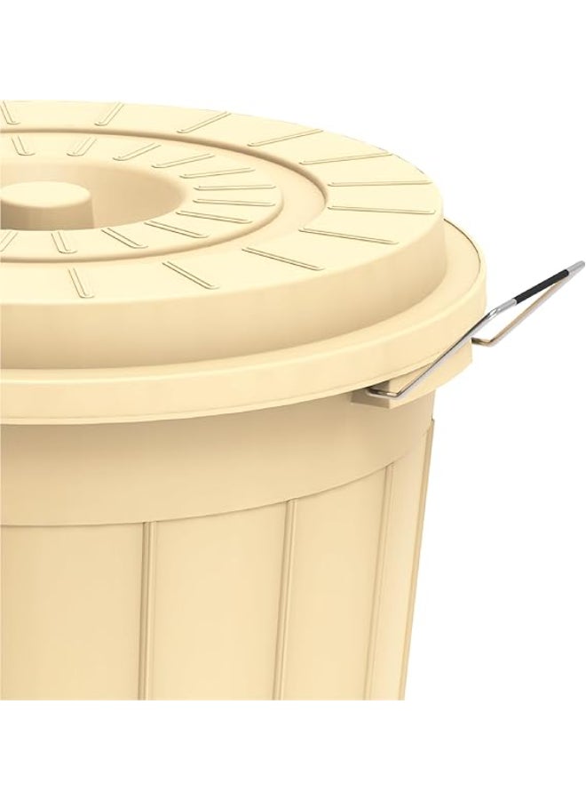 كوزموبلاست درام بلاستيك مع غطاء بيج 70.0لترات - Image 5