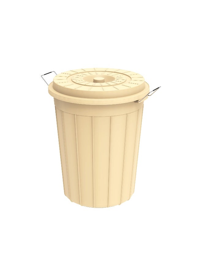 Cosmoplast 80L Round Plastic Drum With Lid  (Blue)80.0Liters Blue 80.0Liters  - Image 4