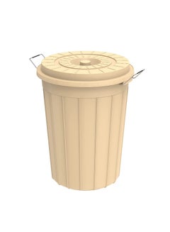 30L Round Plastic Drum With Lid (Ivory) Green 30.0Liters - pnsku/N13205201A/45/_/1727247317/a76c3d97-aab2-4054-b28a-c109da02616a