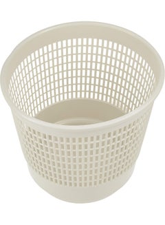 Cosmoplast 9L Round Waste Paper Basket, Off White Off White 9.0Liters  - Image 5