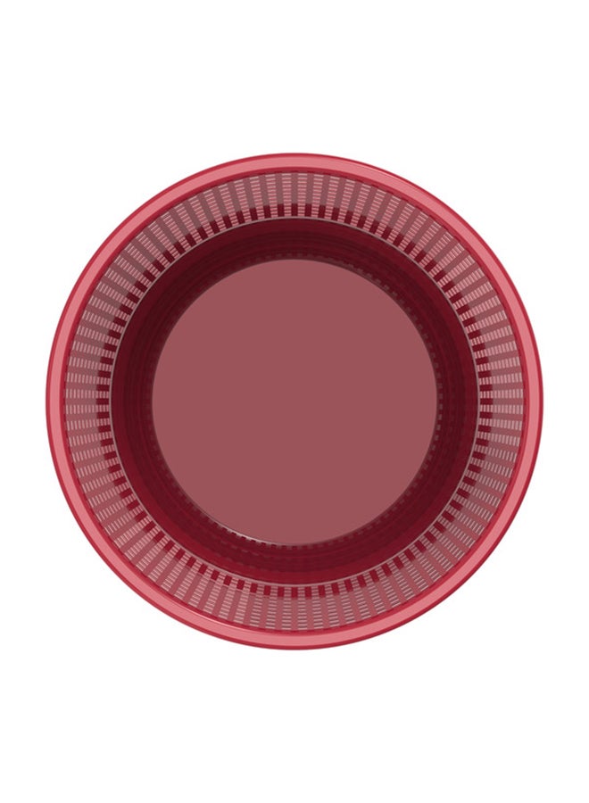 Cosmoplast Waste Paper BasketS- Dark Red 9.0Liters  - Image 3