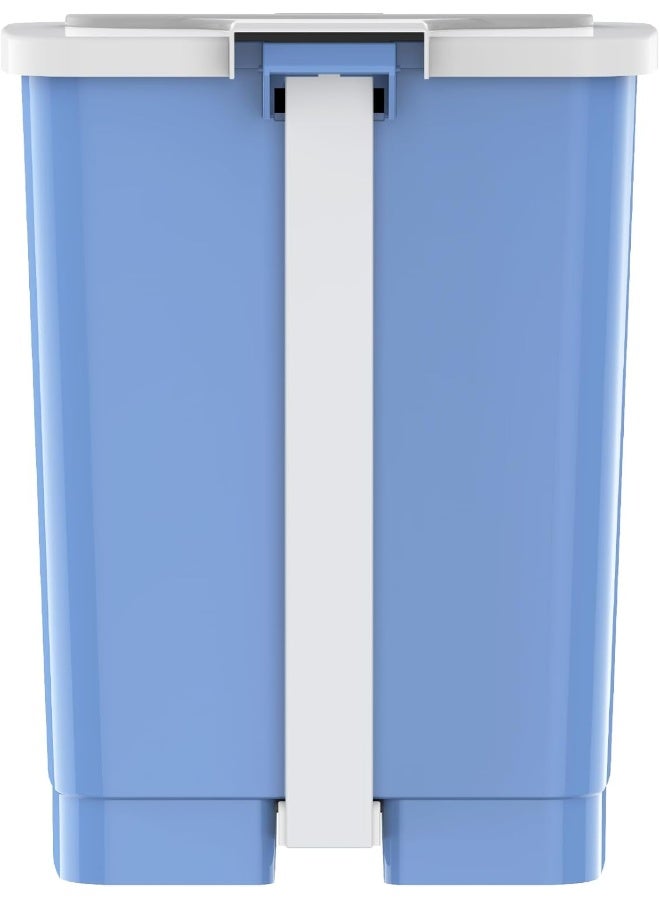Cosmoplast 17L Step-On Waste Bin With Pedal  Sky Blue Sky Blue 17.0Liters  - Image 4
