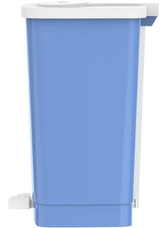 Cosmoplast 17L Step-On Waste Bin With Pedal  Sky Blue Sky Blue 17.0Liters  - Image 3