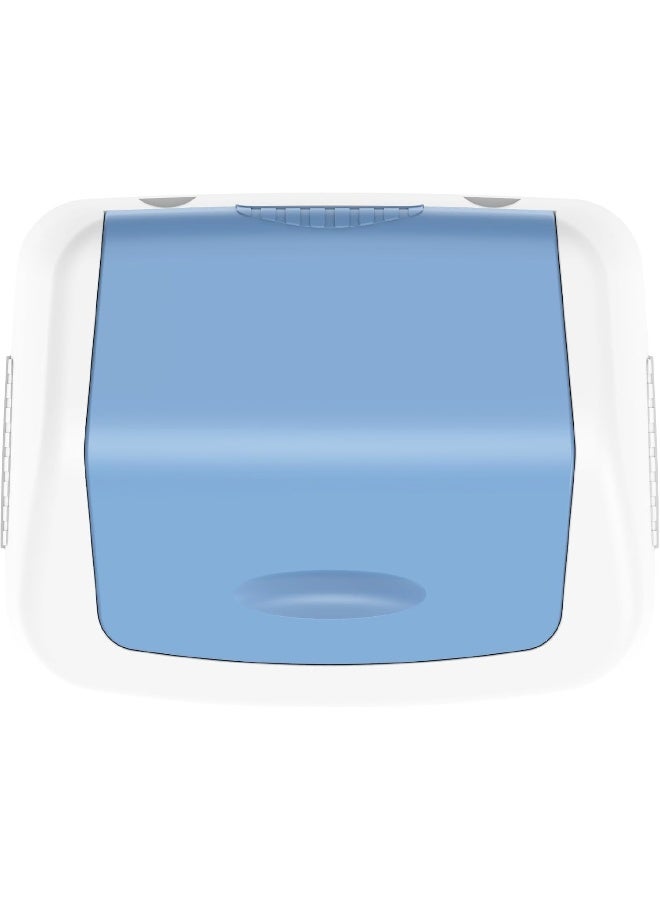 46L Flip-Top Waste Bin With Swing Lid (Sky Blue) Sky Blue 46.0Liters - pnsku/N13205251A/45/_/1728979062/7b12f783-c6a5-4914-a6a4-58a3535becb8