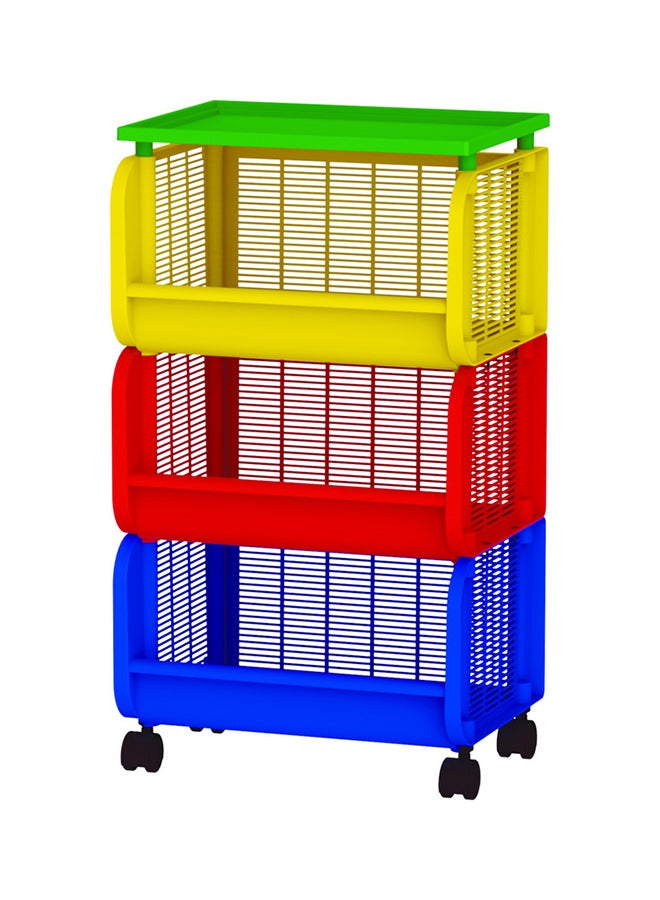 Cosmoplast Storage Cart with Wheels - Multicolour - pnsku/N13205697A/45/_/1702310840/faeacd18-895e-4b11-9bfb-0061f0c83a93