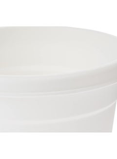 Cosmoplast Plastic Round Flowerpot White  - Image 4