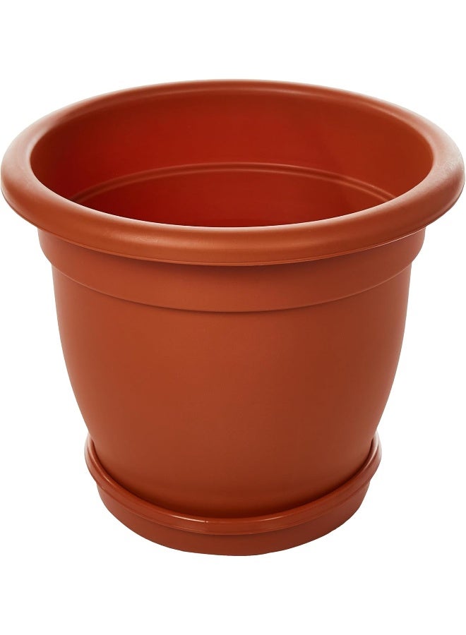 Cosmoplast Round Flower Pot 20 Plastic  55 x 55 x 45 cm Terracota  - Image 1