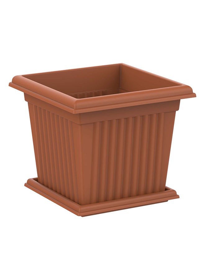Cosmoplast Planter Square 30L Comp Terracota  - Image 1