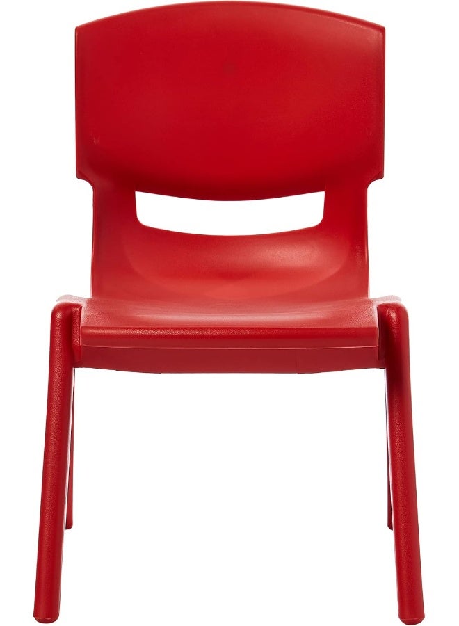 Cosmoplast Plastic Junior Deluxe Chair- L 38 x W 32 x  H 53 cm (Red) Red  - Image 5