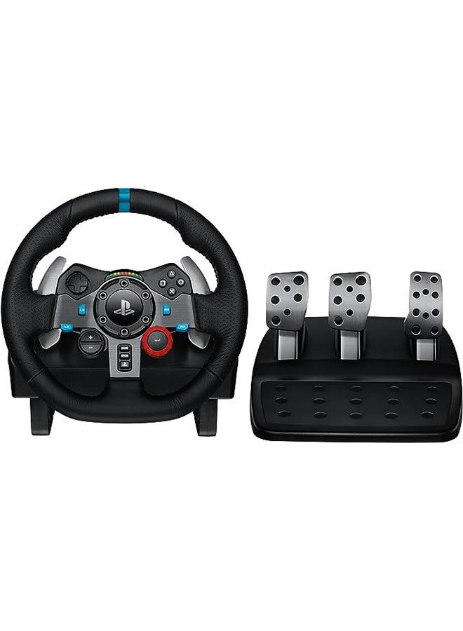 عجلة سباق لوجيتك G29 درايفنج فورس ودواسات أرضية لأجهزة PS5، PS4، PS3 PC - أسود - pnsku/N13233113A/45/_/1699867205/8f5efdba-76c2-4749-97ef-0bdf2c83efdc