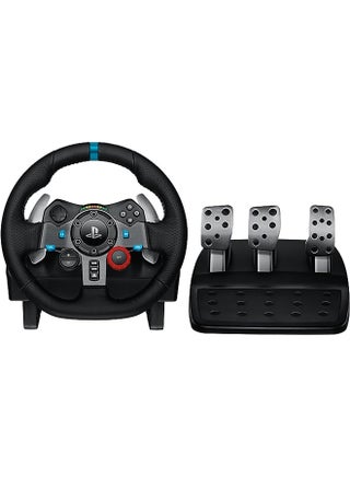 G29 Driving Force Racing Wheel and Floor Pedalsfor PS5, PS4,PS3 And PC - Black
