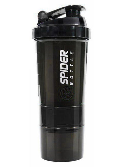 Three Layers Protein Powder Shake Exercise Bottle 500ml