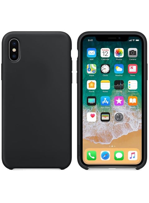Silicone Case Cover For Apple iPhone X Black