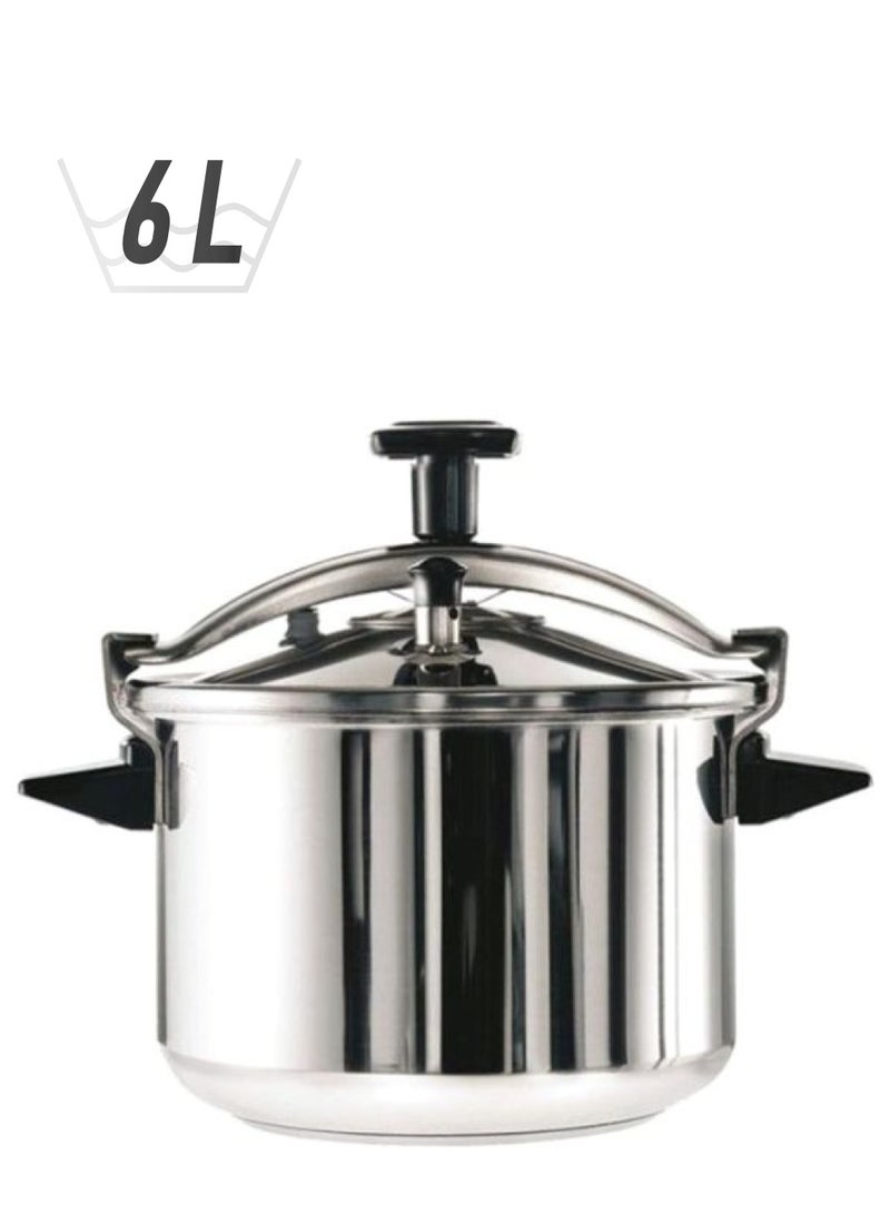 Tefal Authentic Cookware Pressure Cooker Silver 6Liters - Image 1