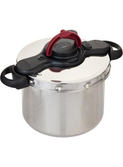 Tefal TEFAL Pressure Cooker | ClipsoMinut’® Easy 9 L | Stainless Steel Pressure Cooker | All Stovetops | Fast | Healthy Cooking | Safe | 2 Years Warranty | P4624966 Black and Silver 9.0Liters  - Image 3