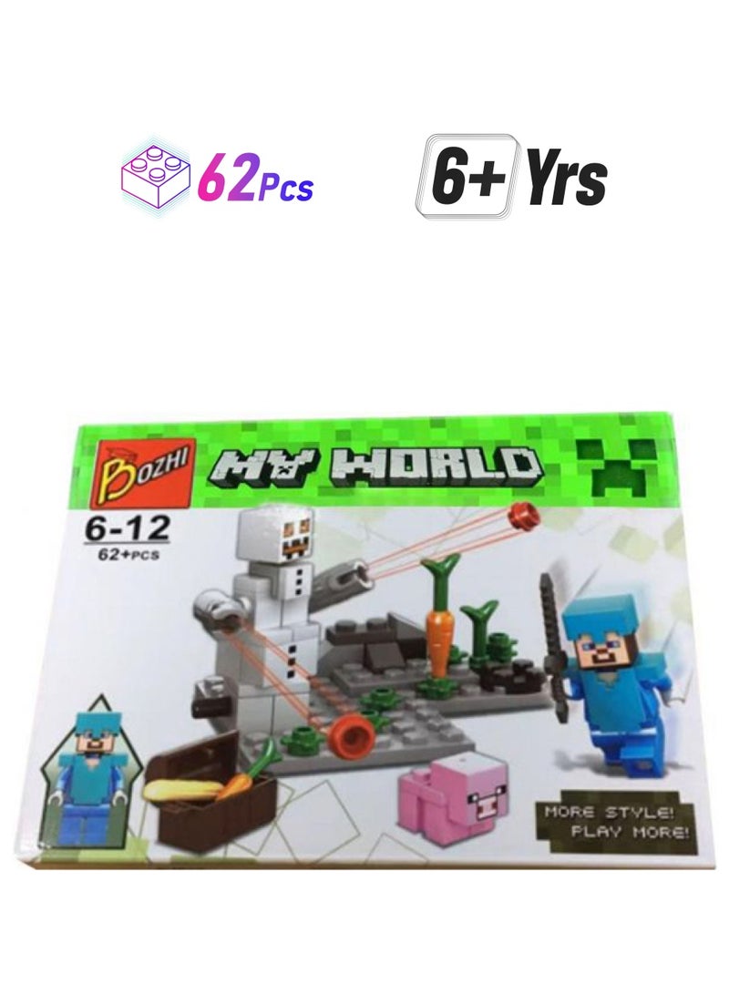 62-Piece My World Building Blocks 62