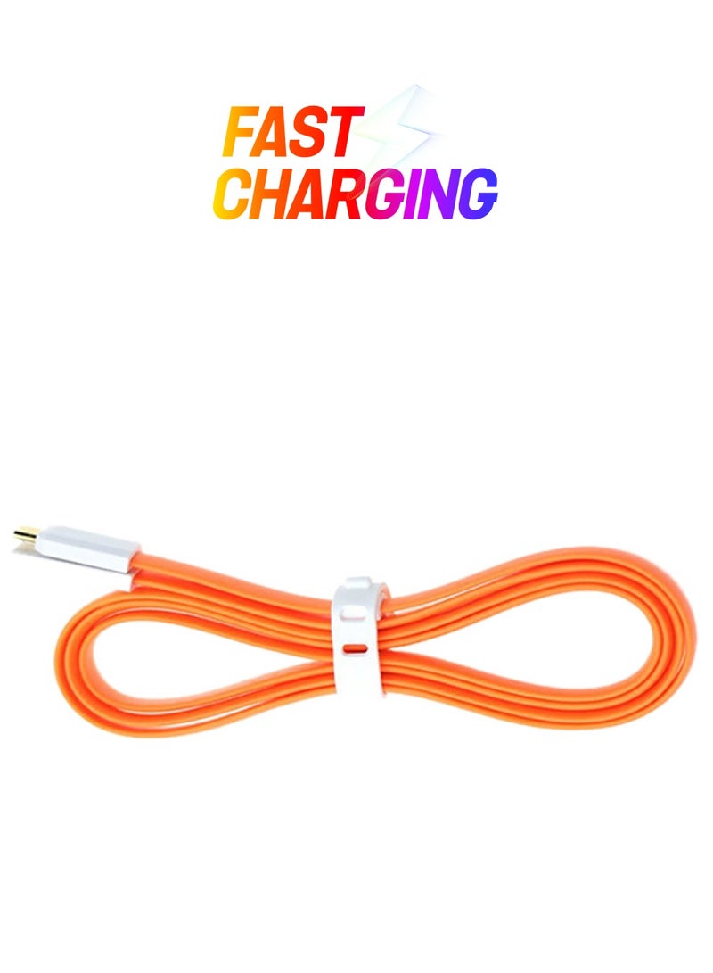 كابل USB عالي السرعة برتقالي - Image 1