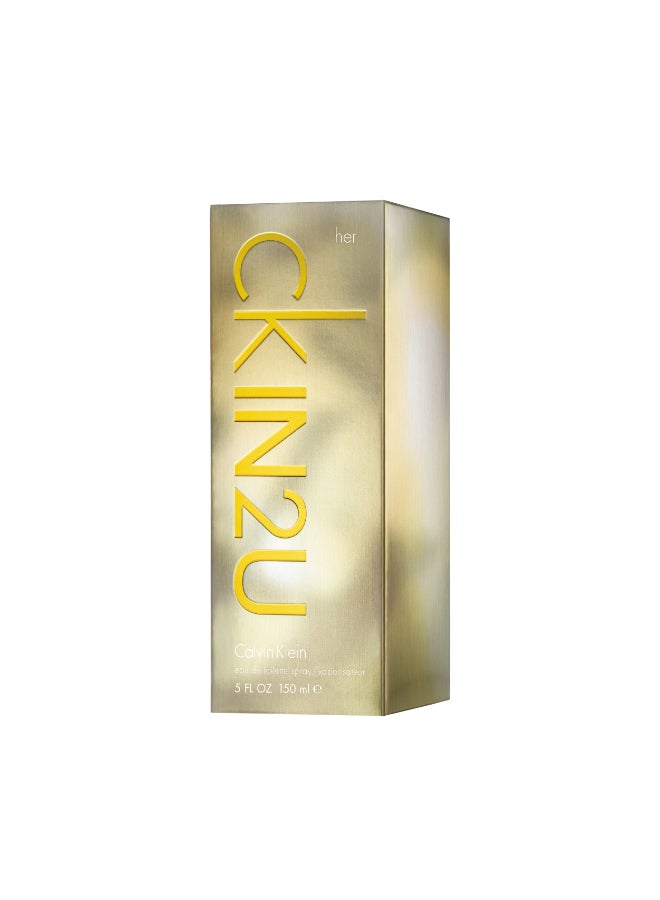 CALVIN KLEIN Ck In2U Eau De Toilette 150ml - Image 3