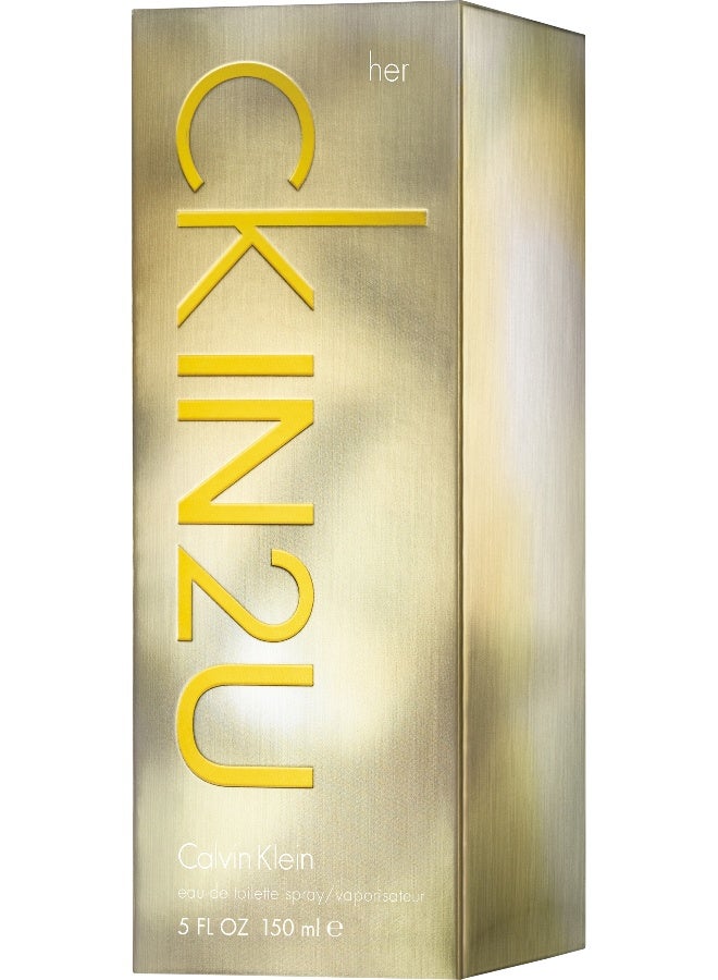 CALVIN KLEIN Ck In2U Eau De Toilette 150ml - Image 2