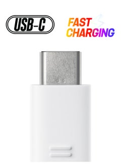 Micro USB Connector For USB Type-C To Micro USB White/Silver