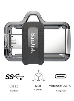 سانديسك فلاش درايف الترا مزدوج ومزود بمنفذ OTG 32 GB  - Image 1