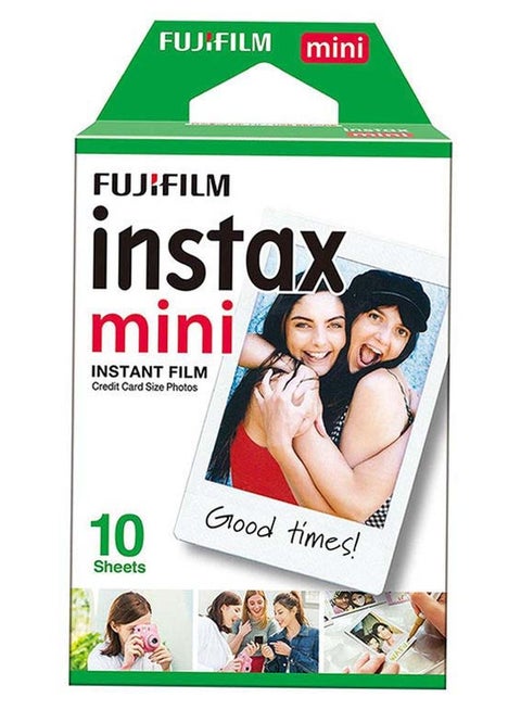 حزمة من 10 أفلام صغيرة فورية انستاكس 7s أبيض