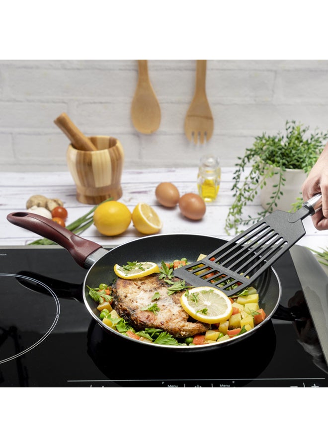 Royalford 2Pcs Non-Stick Fry Pan Set 2.5Mm Thickness Press Aluminium Material Cd Bottom Strong Bakelite Handle 3 Layer Durable Non-Stick Coating Multicolour 28 & 22 Cmcm - Image 3