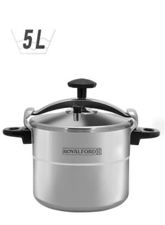 Aluminium Pressure Cooker Silver Silver