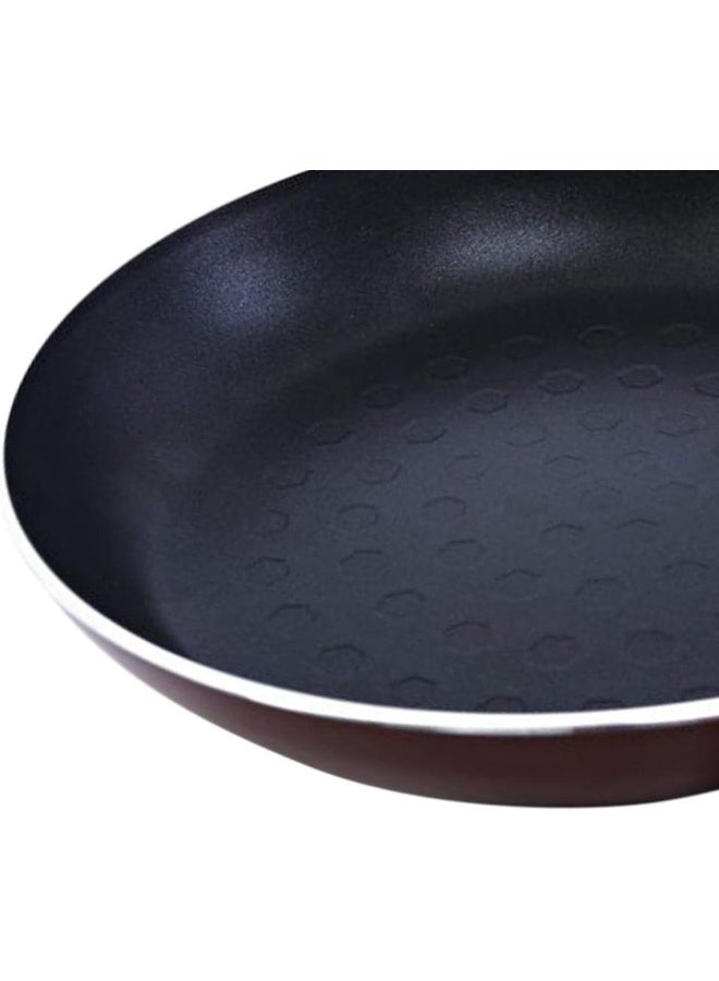 Three Layer Frying Pan Red 22cm - pnsku/N13337275A/45/_/1732199132/9045d0d4-0397-4945-a1dc-cb6413eef7b9