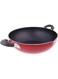 Royalford Non Stick Kadai 30Cm Cd Bottom All Cooktop Types 30X9.5Cm Red 30 CMcm  - Image 3