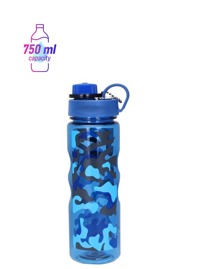 Royalford Army Water Bottle Blue 750ml  - Image 1