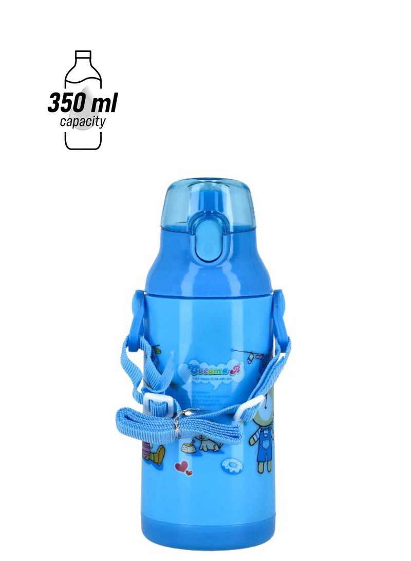 Royalford Carton Printed Water Bottle Blue/Pink/Yellow - Assorted  - Image 1