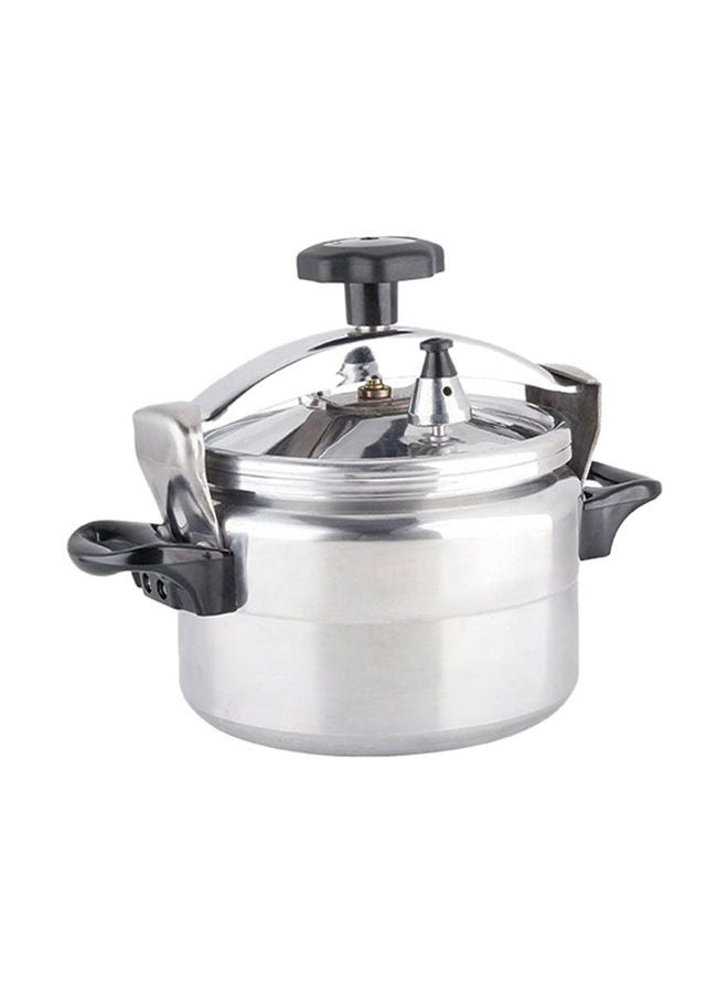 Royalford Aluminium Pressure Cooker Silver/Black 5.0Liters 