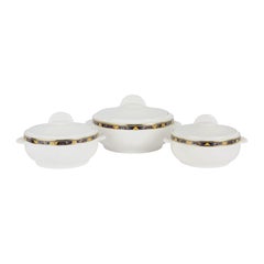 Classic Casserole Highly Insulated Stainless Steel Lid Stainless Steel Bowl Deluxe 1200Ml+1600Ml+2500Ml Multicolor Multicolor 3PCS