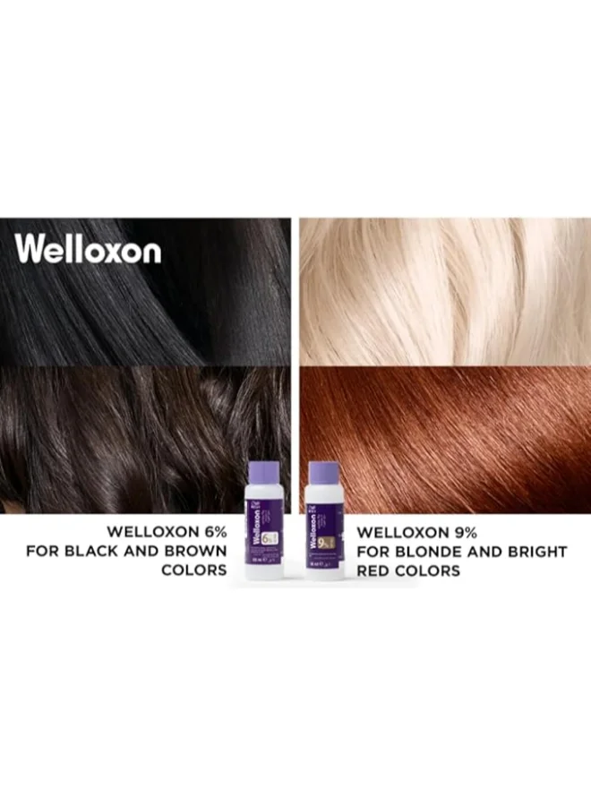 WELLA Welloxon Perfect Developer 6% 20 Volume – 60ml (Pack of 5)| Professional Cream Developer for Permanent Hair Color & Lightening | Smooth Application, Even Results White 60ml