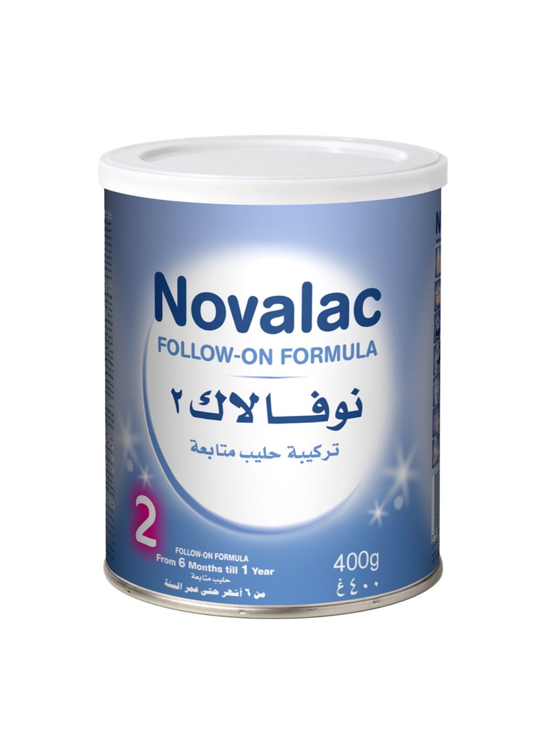 Novalac N2 Follow On Formula From 6 To 12 Months 400grams - Image 1
