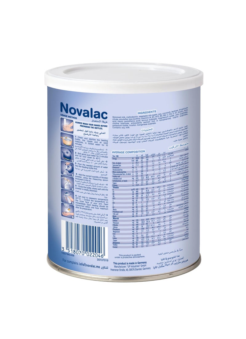 Novalac N2 Follow On Formula From 6 To 12 Months 400grams - Image 3