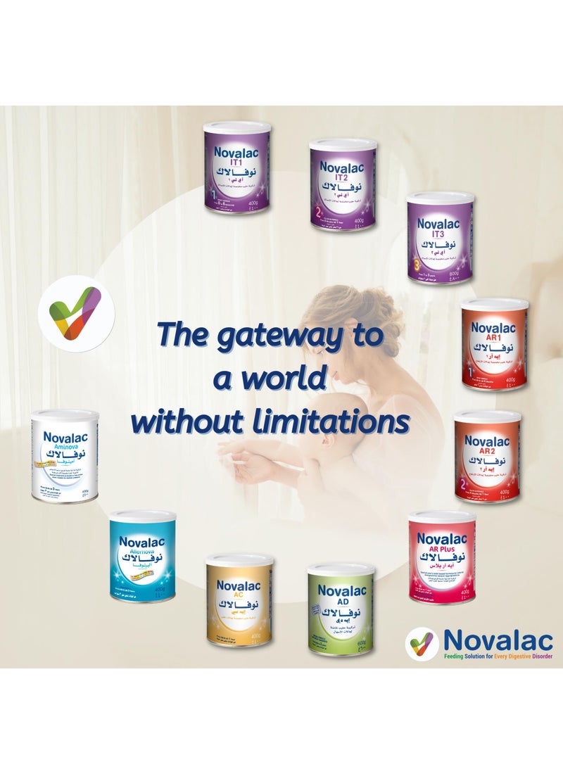 Novalac AR1 Infant Formula For Regurgitations From  0 To 6 Months 400grams - Image 5